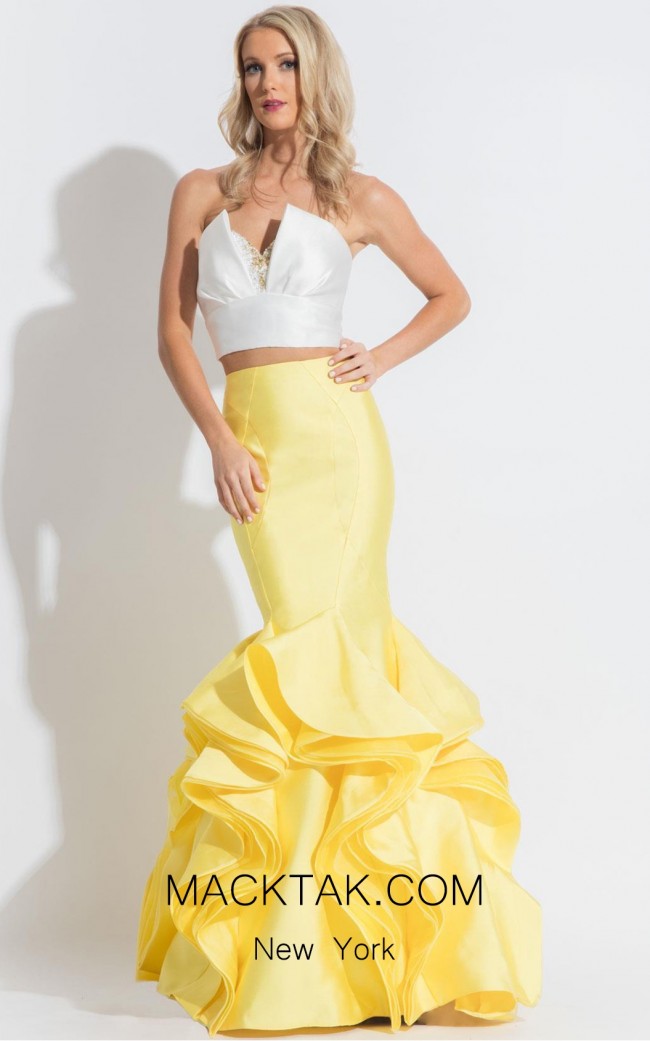 Party in These Fascinating Rachel Allan Two-Piece Dresses | macktak Blog