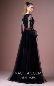 Red Belted Glamorous Gatti Nolli Dress to Ignite the Night for You