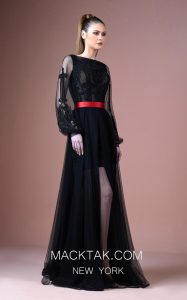 Red Belted Glamorous Gatti Nolli Dress to Ignite the Night for You