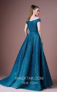 Glittering Blue Dress Manifests A Stunning Disney Princess Look