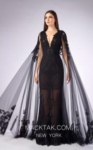 Illuminate Your Beauty in This Majestic Black Dress