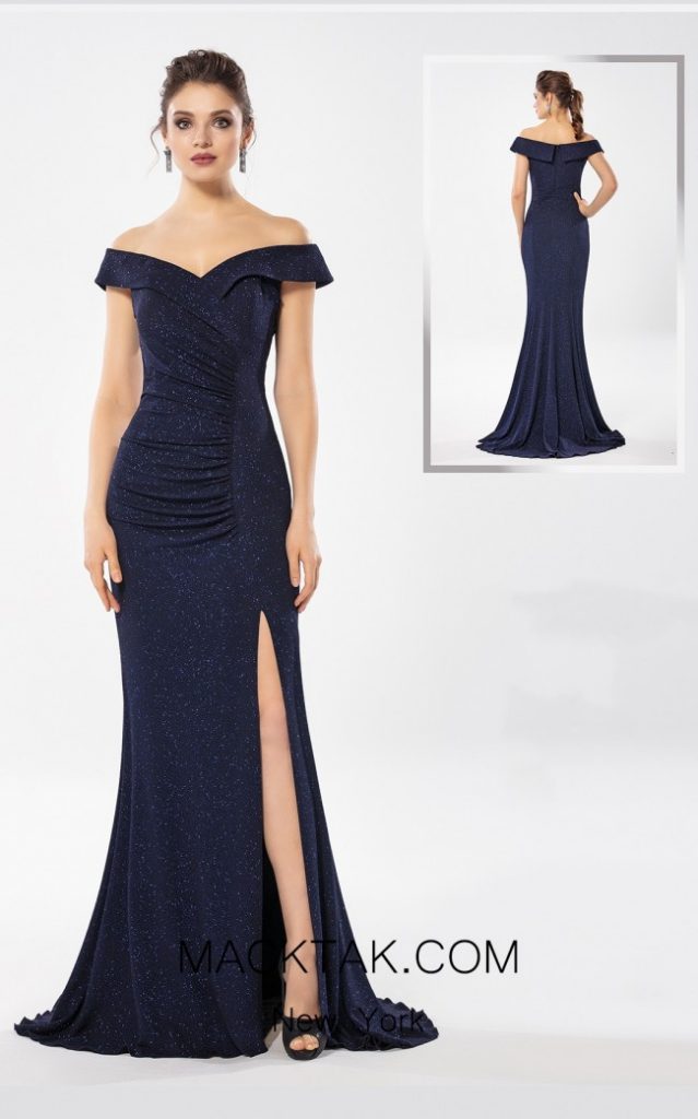 Blue Rays of This Refine So Lady 6037 Dress Adds A Majestic Vibe to Your Silhouette