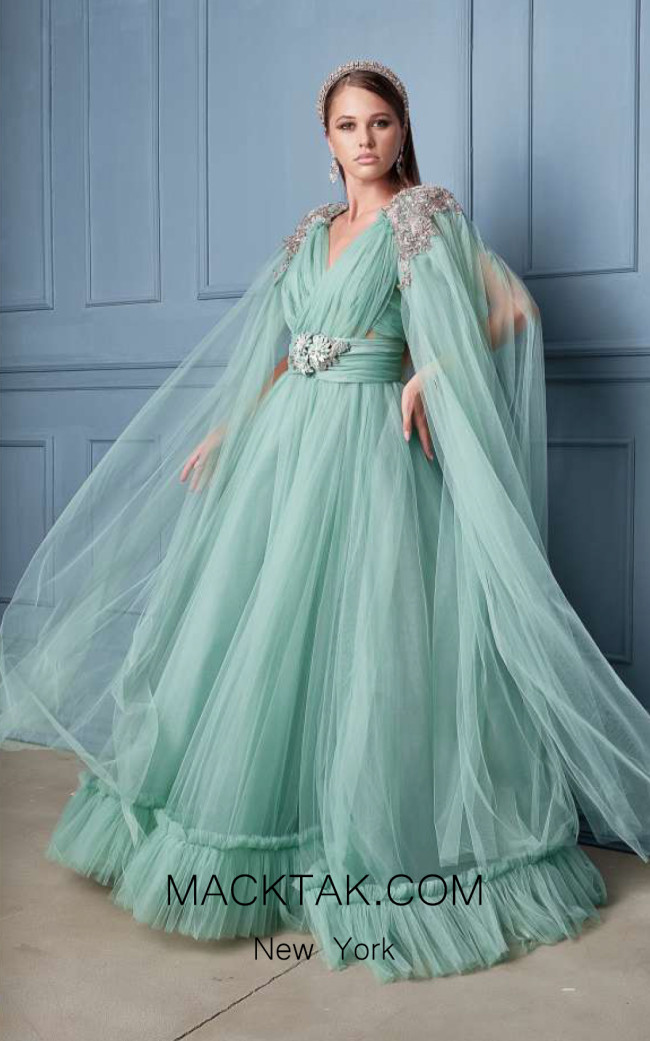 Alda Ciceu NRP SS20-05 Mint Front Dress