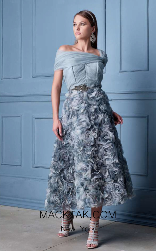 Alda Ciceu NRP SS20-08 Gray Front Dress