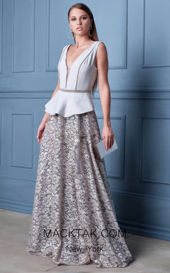 Alda Ciceu NRP SS20-10 Ivory Front Dress
