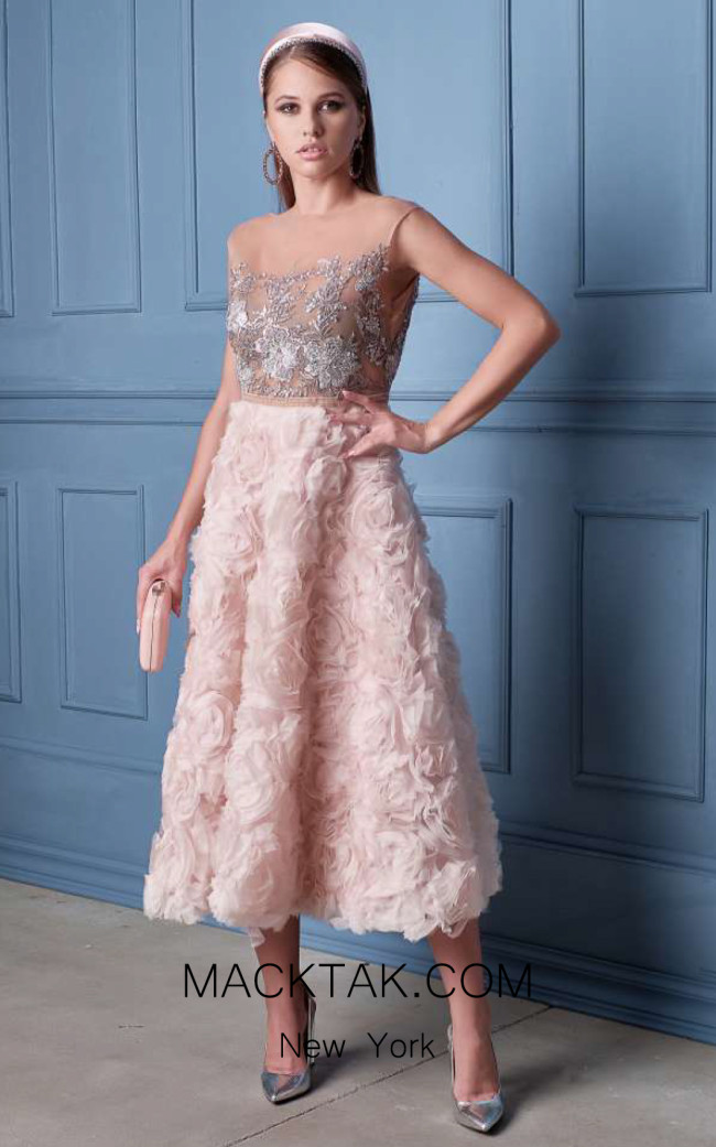 Alda Ciceu NRP SS20-17 Pink Front Dress