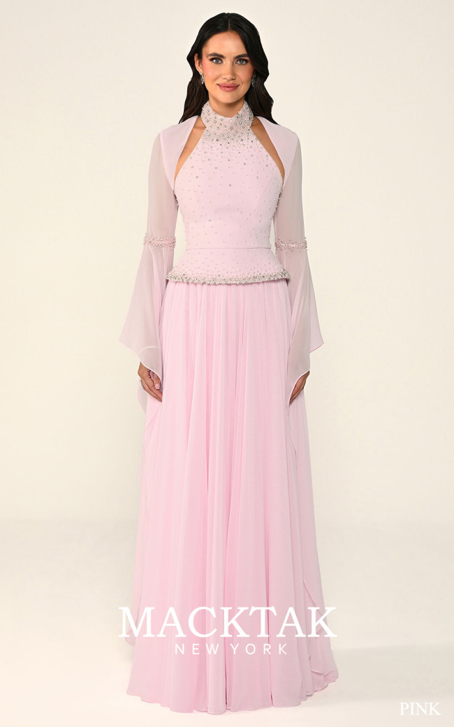 Alfa Beta 7508 Evening Dress Adjustable Sleeves