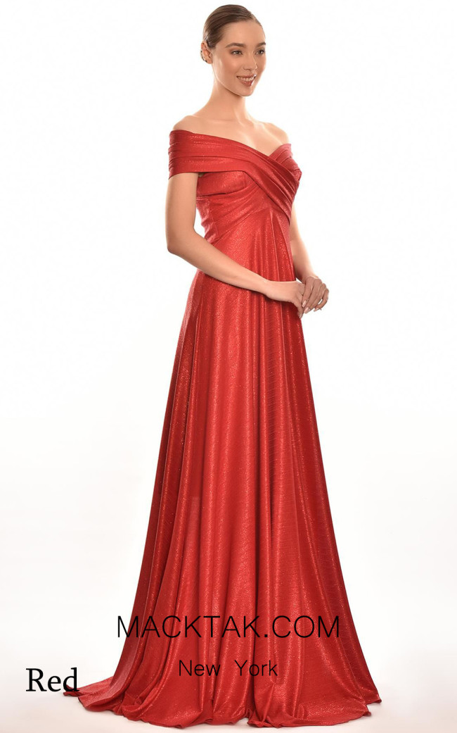 Alfa Beta B5228 Red Side Dress