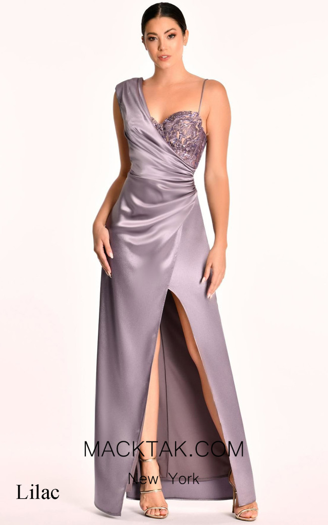 Alizée lilac Front Dress