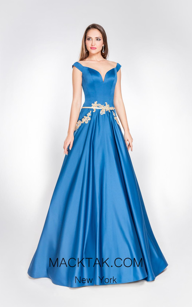 Alma Couture AC1060 Front Evening Dress