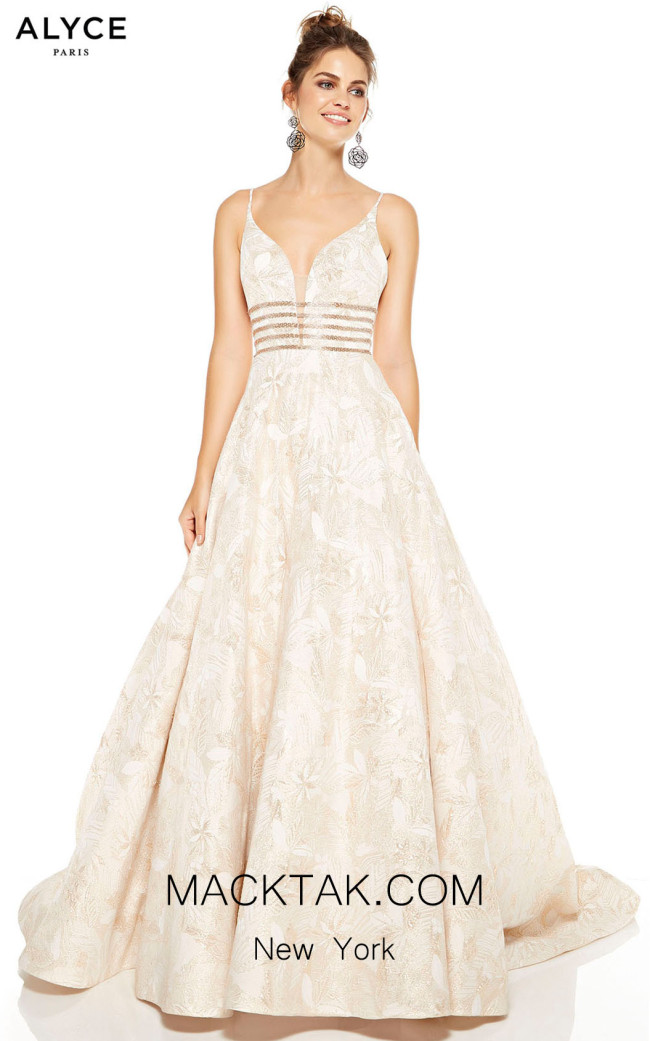 Alyce Paris 60709 Rose Gold Front Dress