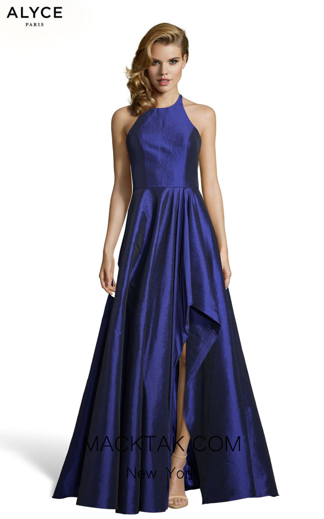 Alyce Paris 60713 Navy Front Dress