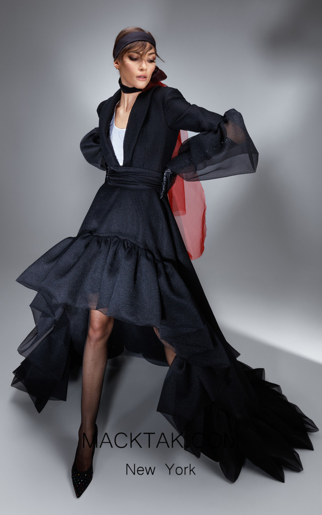Ana Radu AR001 Black Front Dress