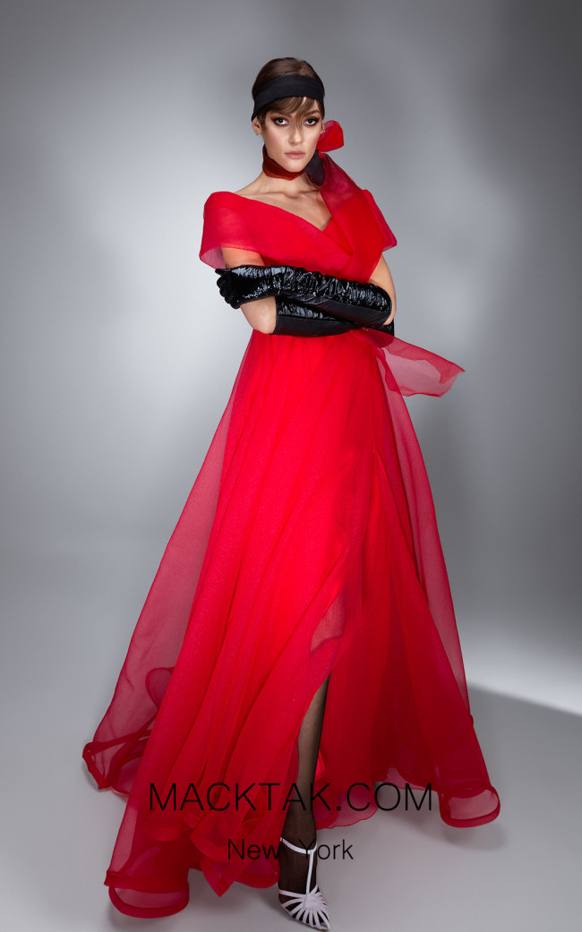 Ana Radu AR009 Red Front Dress