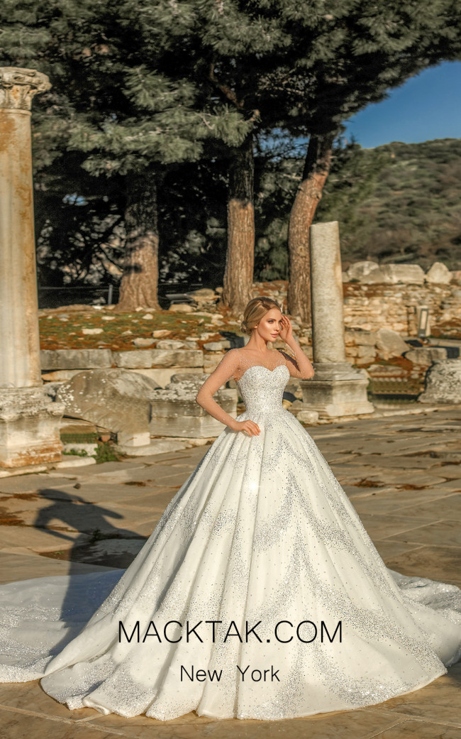 Dovita Bridal Diamond Dress From Crystal Collection