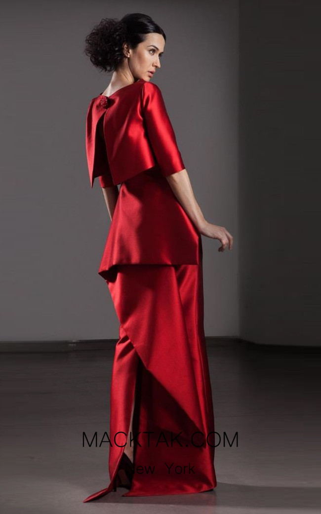 Fely Campo 16120 Back Dress