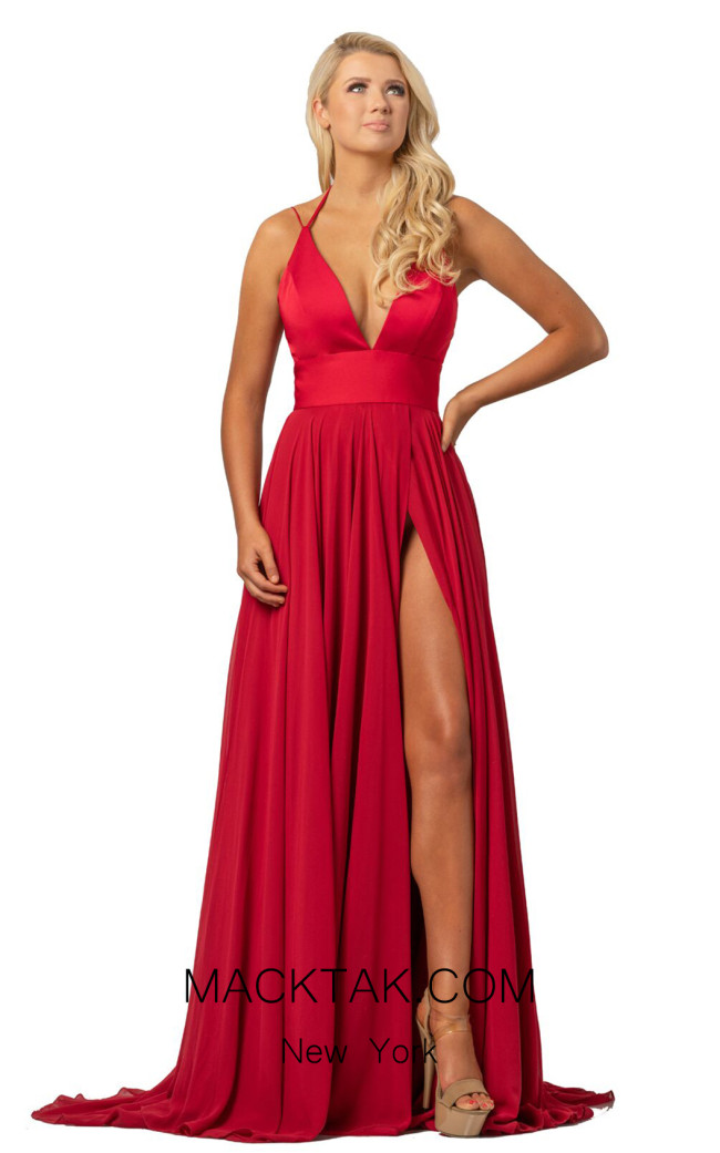 Johnathan Kayne 2011 Crimson Front Dress
