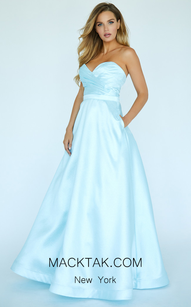 Jolene E20015 Baby Blue Front Dress