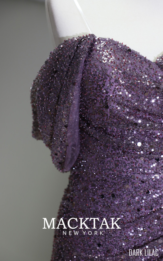 Lisle Dress Lilac Velour main image 0