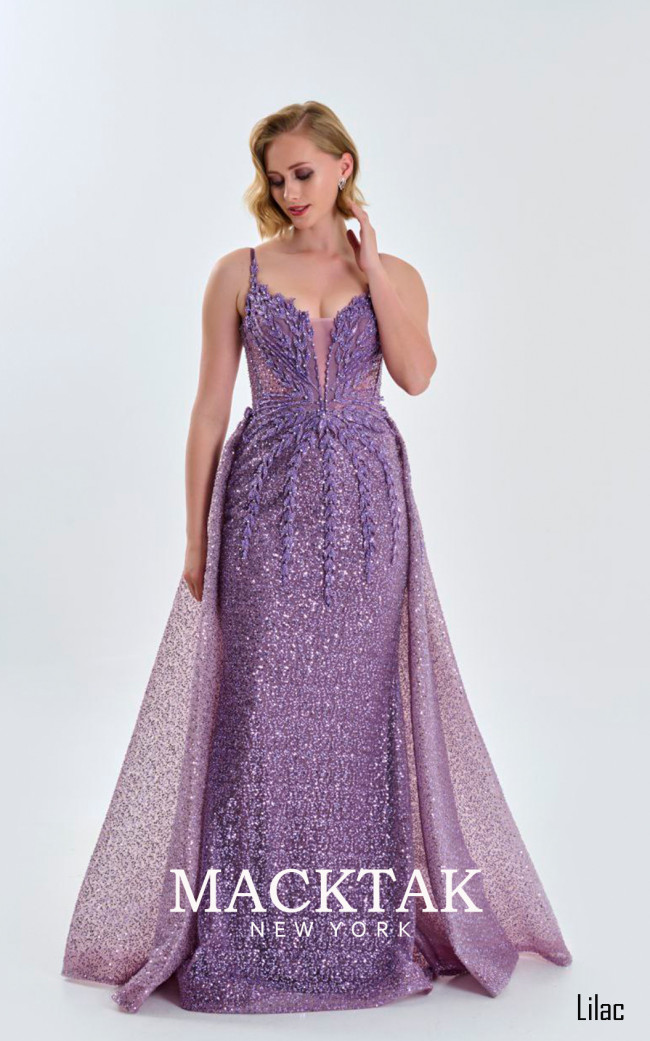 MackTak Couture 2312 Lilac Front Dress