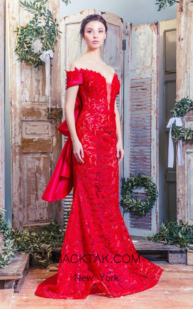 Missaki Couture MC3520 Red Front