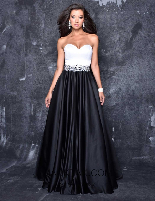 Nina Canacci 1329 Black White Front