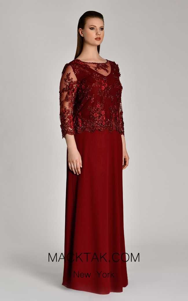 Ofelia Leopold dress red