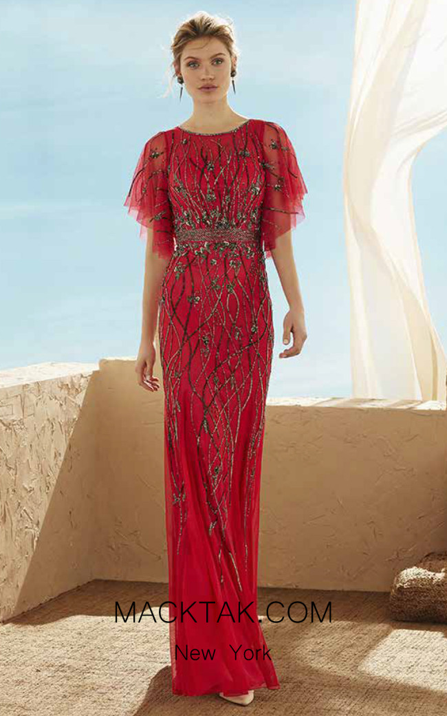 Rosa Clara Marfil 3J2C8 Front Dress
