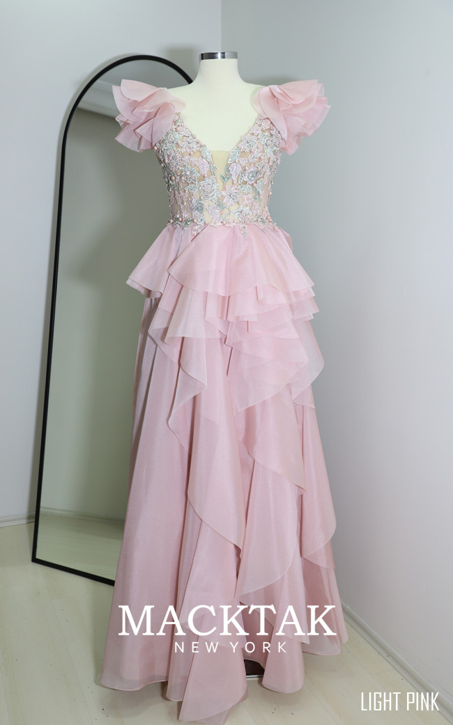 Sarotte Light Pink Front Dress