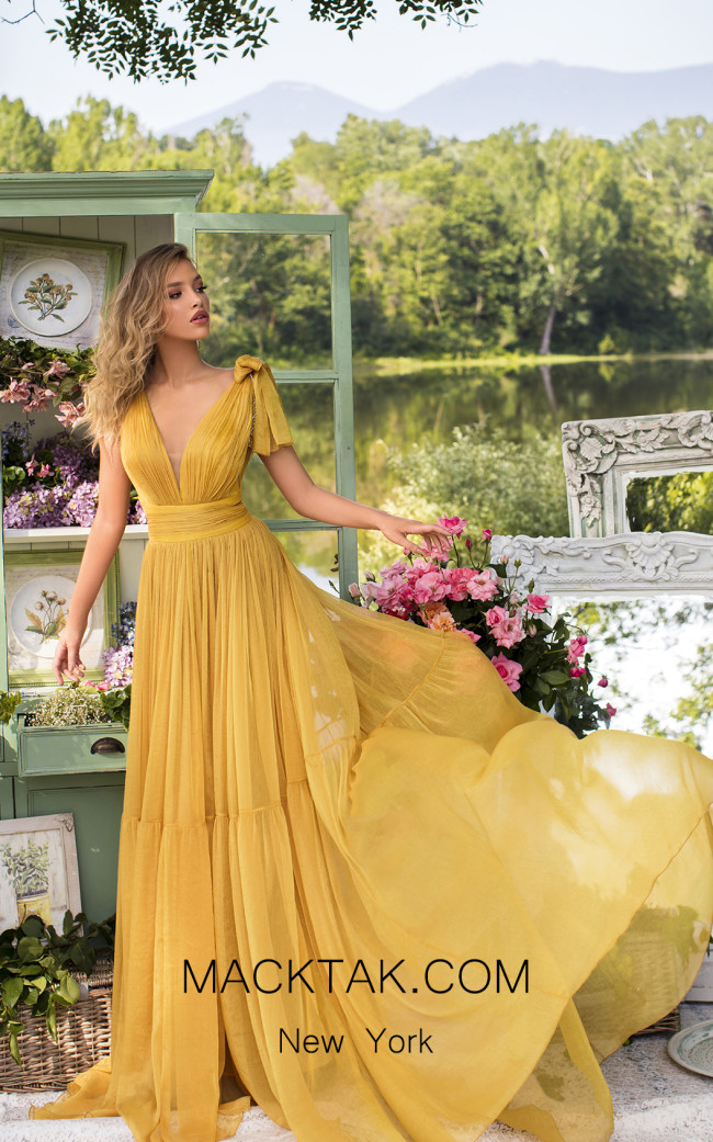 tarik ediz gold gown