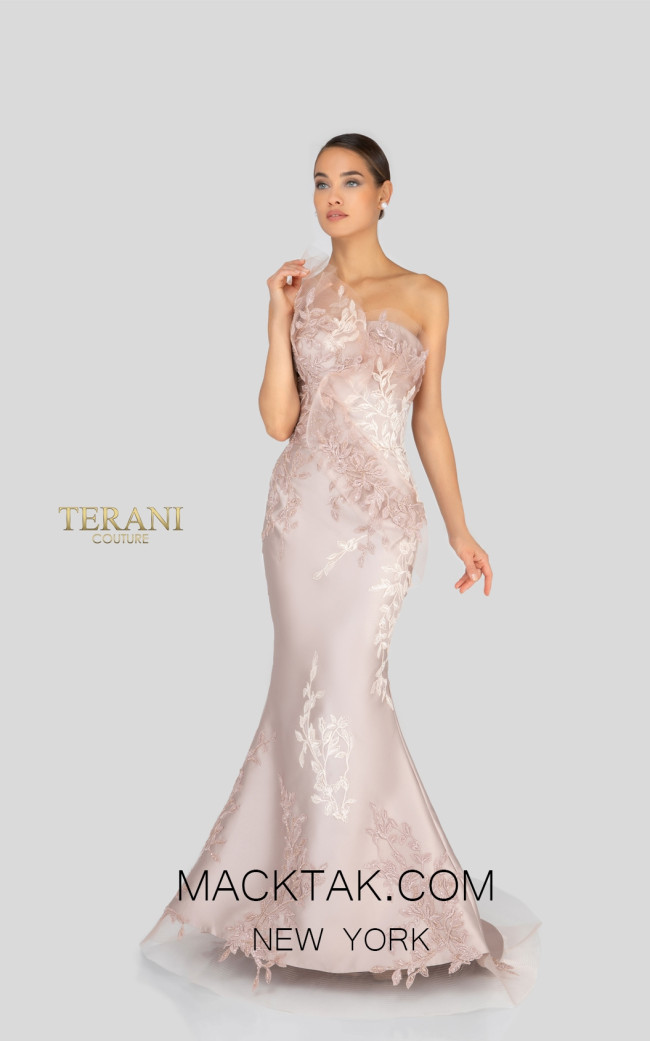 terani couture champagne dress