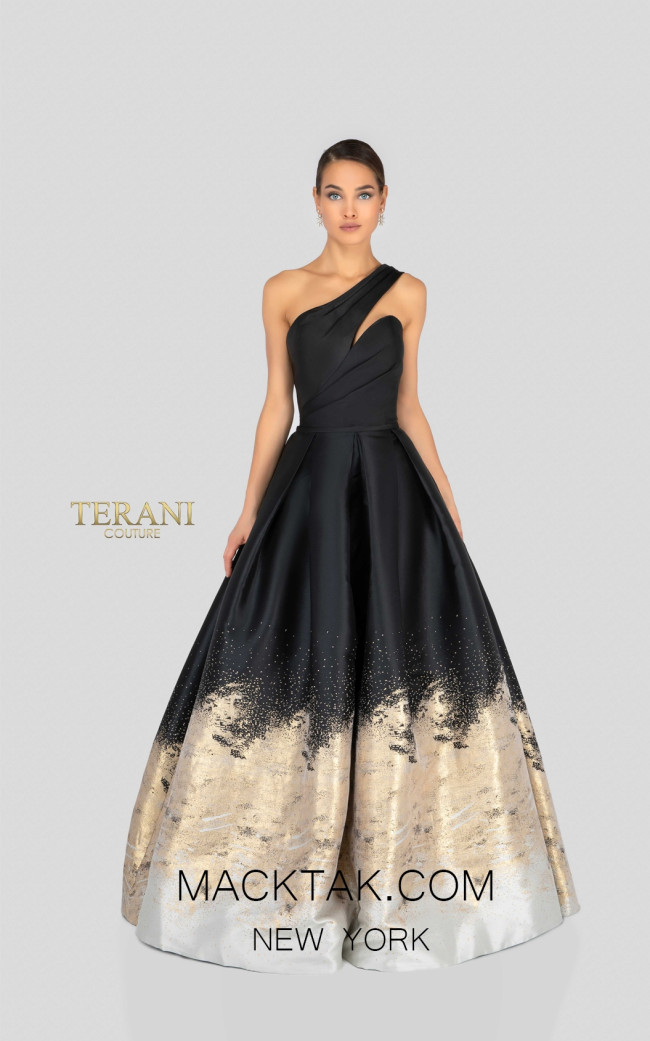 terani couture black and gold