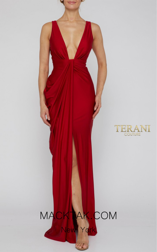 terani couture red gown