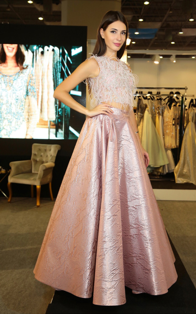 Three N 2063 Pink Front Dress