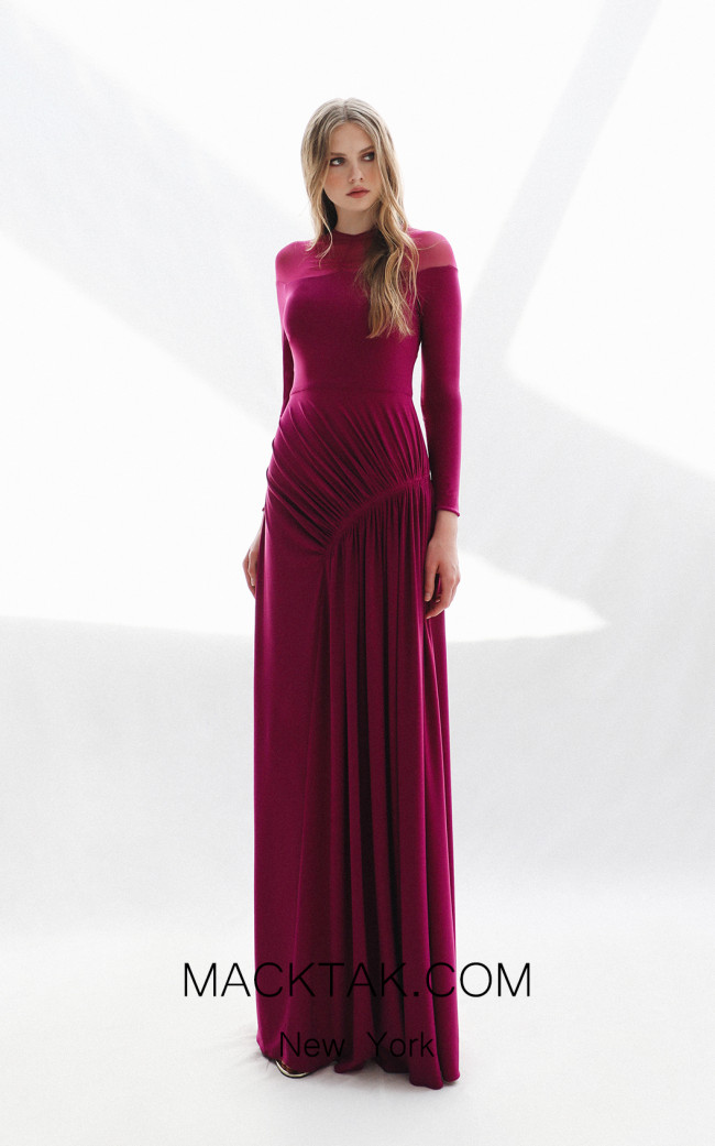 Victoria Jodie Purple Front Dress