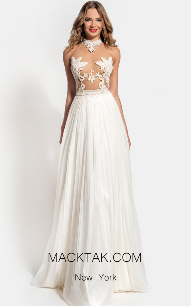 Zolotas Atelier Enyo Front Evening Dress