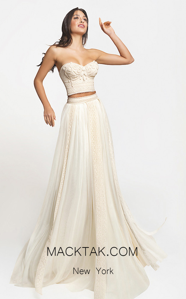Zolotas Atelier Hermia Front Evening Dress