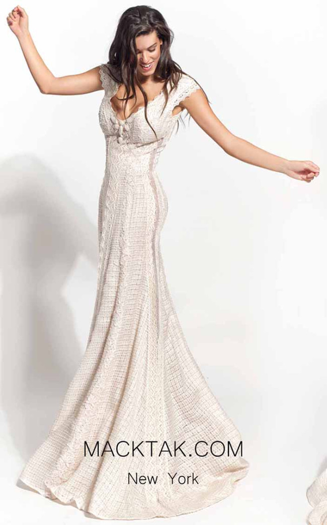 Zolotas Atelier Allia Front Evening Dress