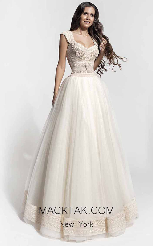 Zolotas Atelier Carme Front Evening Dress