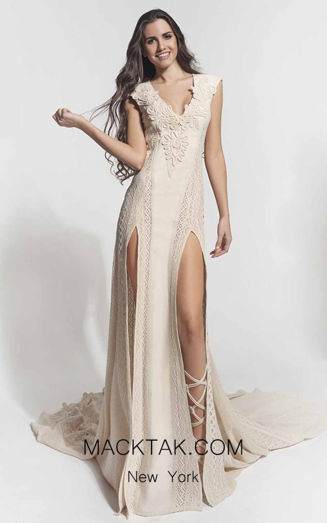 Zolotas Atelier Nikole Front Evening Dress