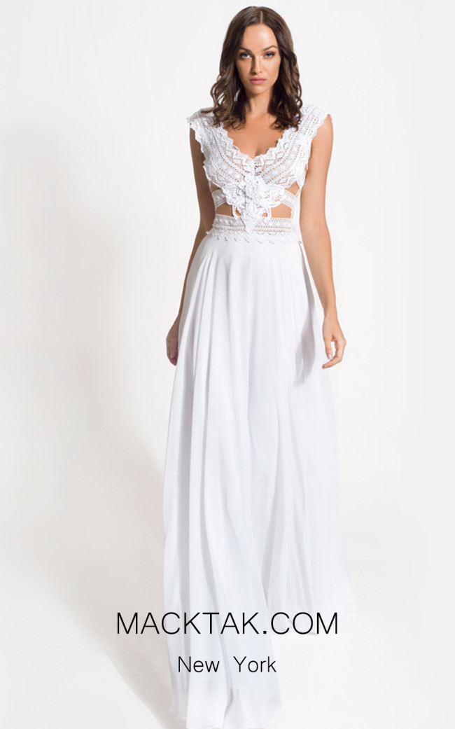 Zolotas Atelier Essence Front Evening Dress