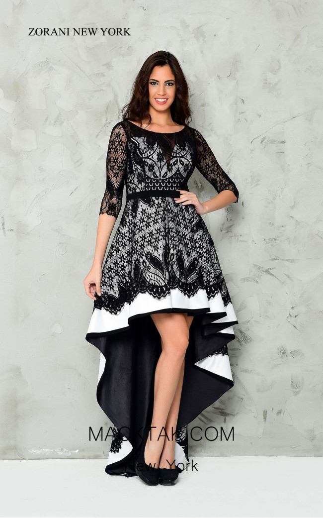 Zorani New York 6049 Offwhite Dress