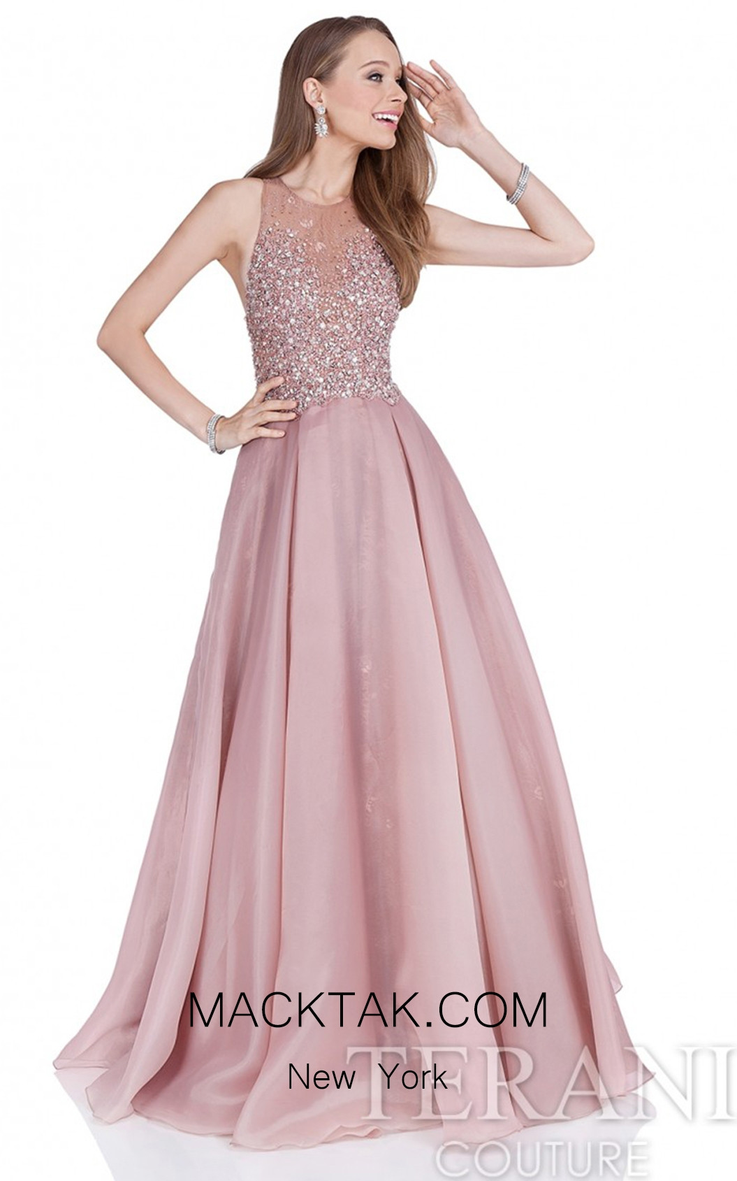 Terani 1612P1124 Rose Front