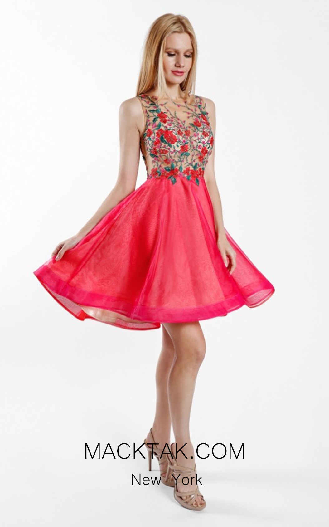 Terani 1721H4575 Fuchsia Front 