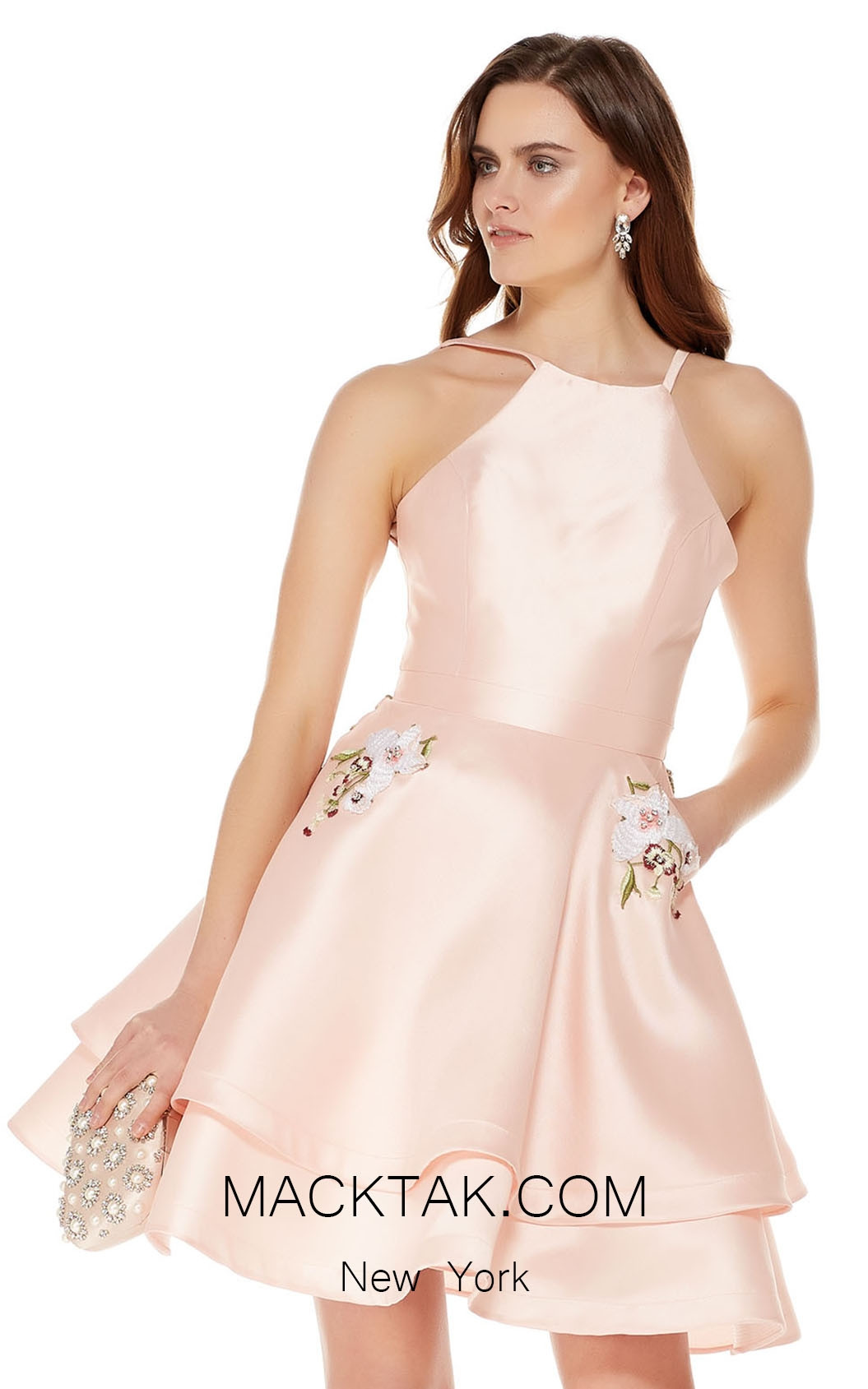 Alyce 3772 Diamond White Front Evening Dress
