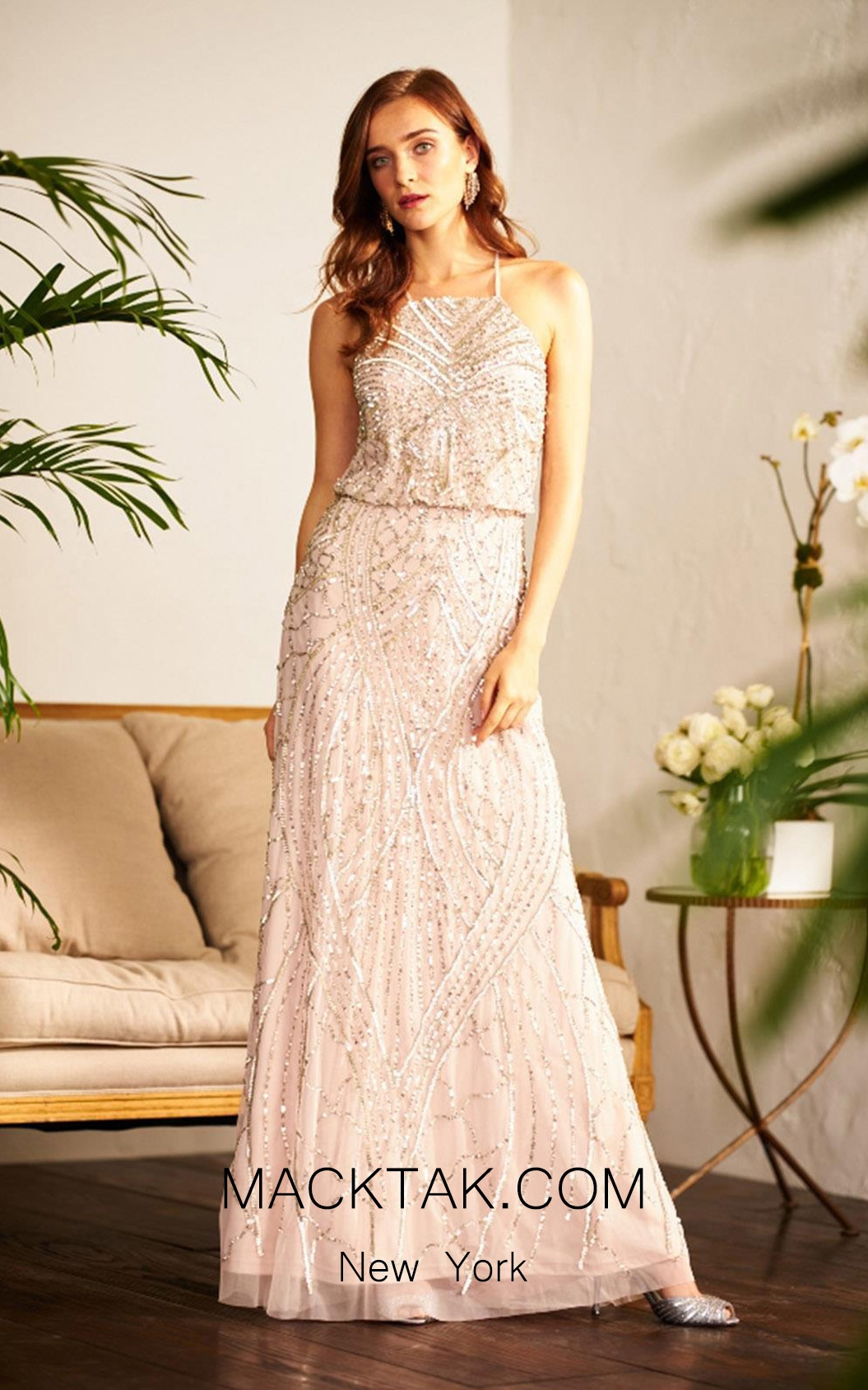 Adrianna Papell 09190793 Shell Front Dress