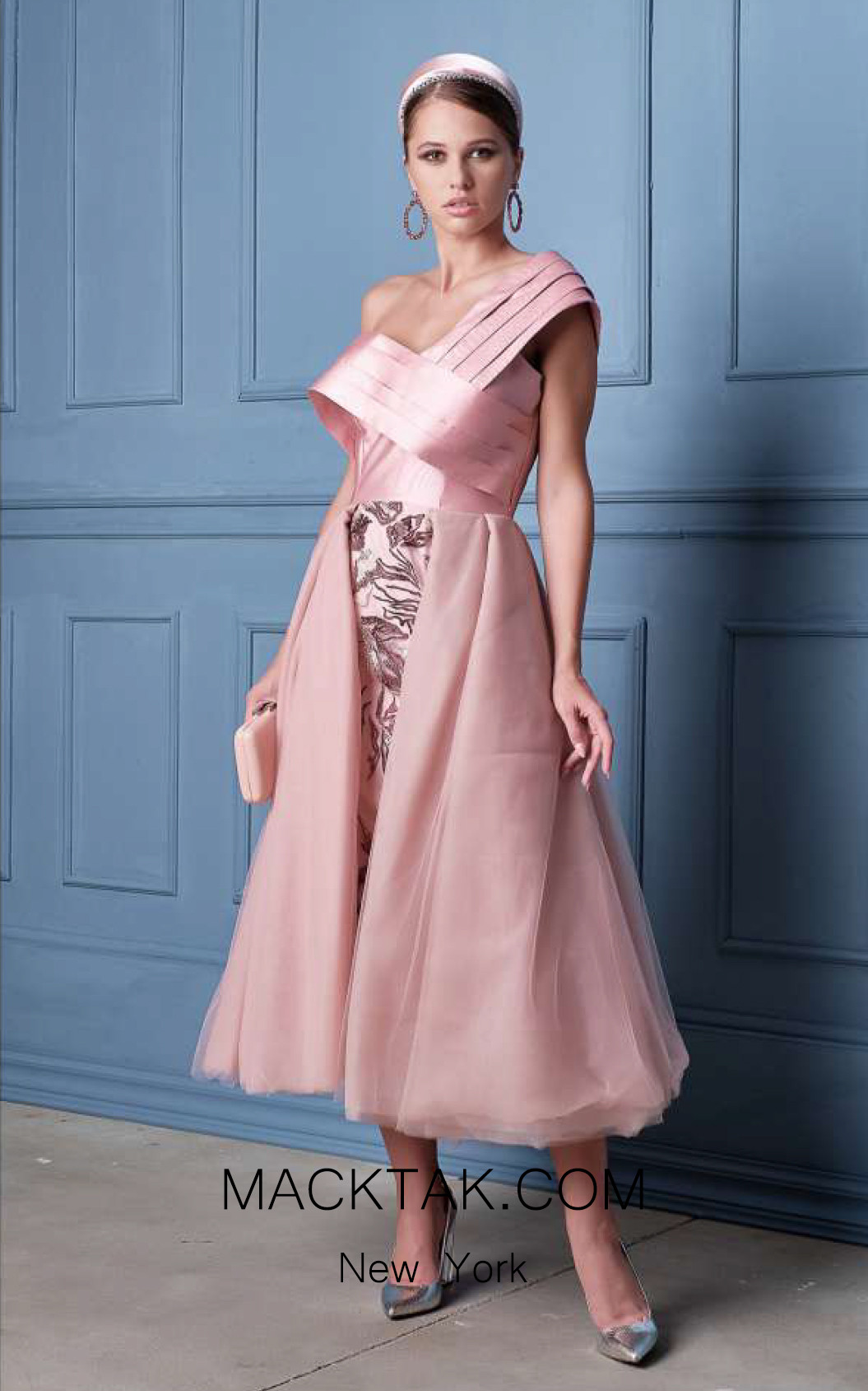 Alda Ciceu NRP SS20-12 Pink Front Dress
