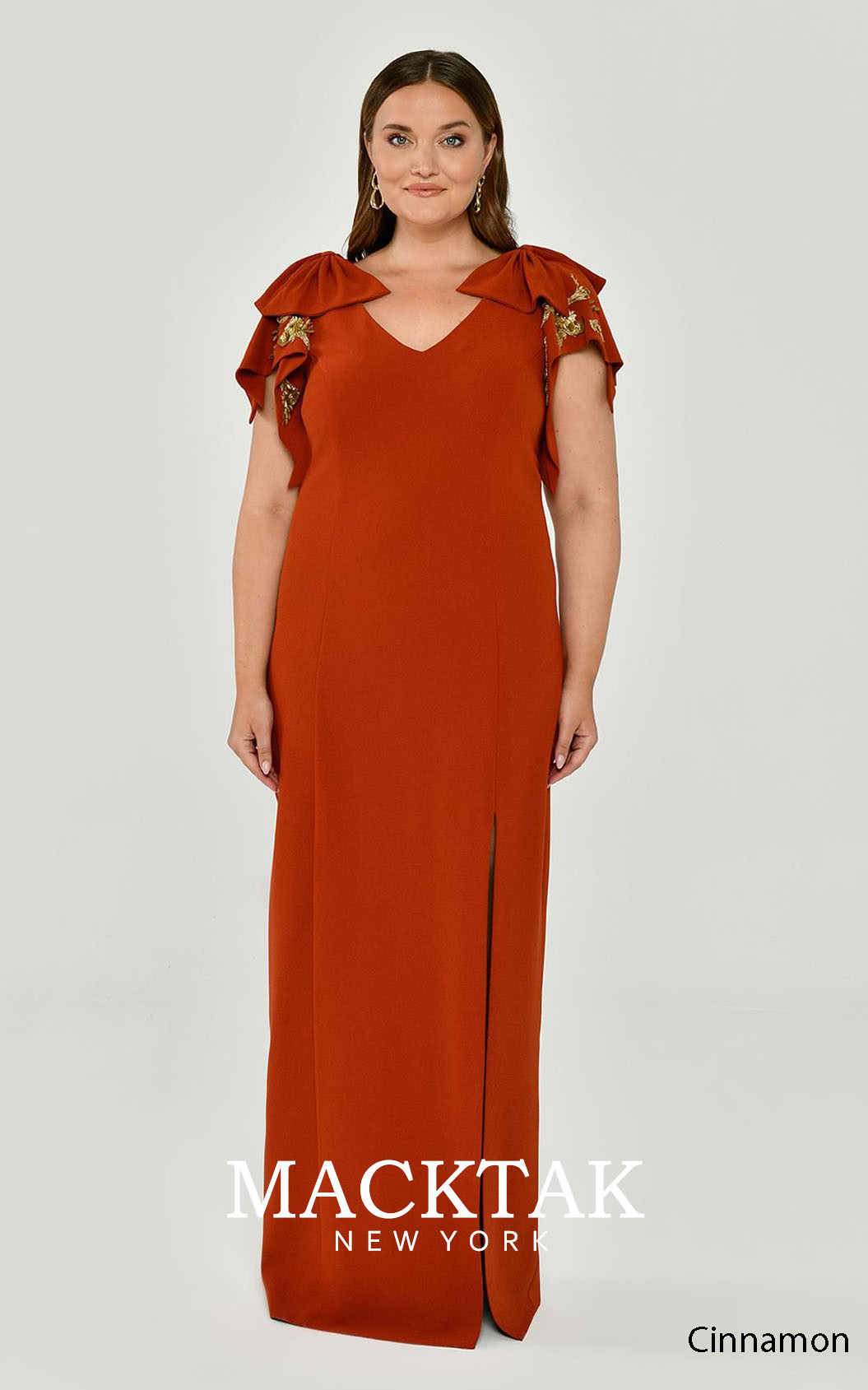 Alfa Beta B6067 Cinnamon Front Dress