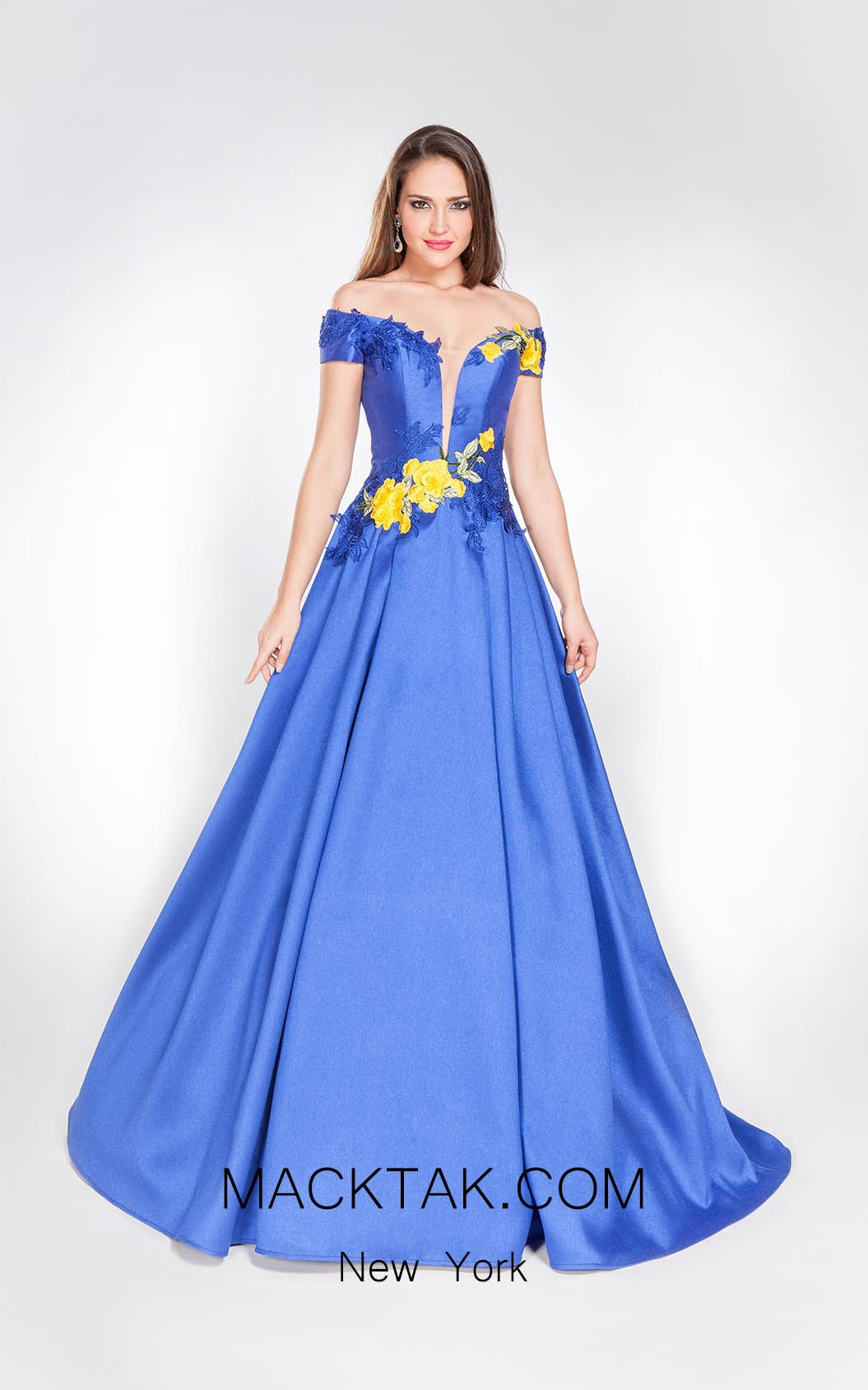 Alma Couture AC1056 Front Evening Dress