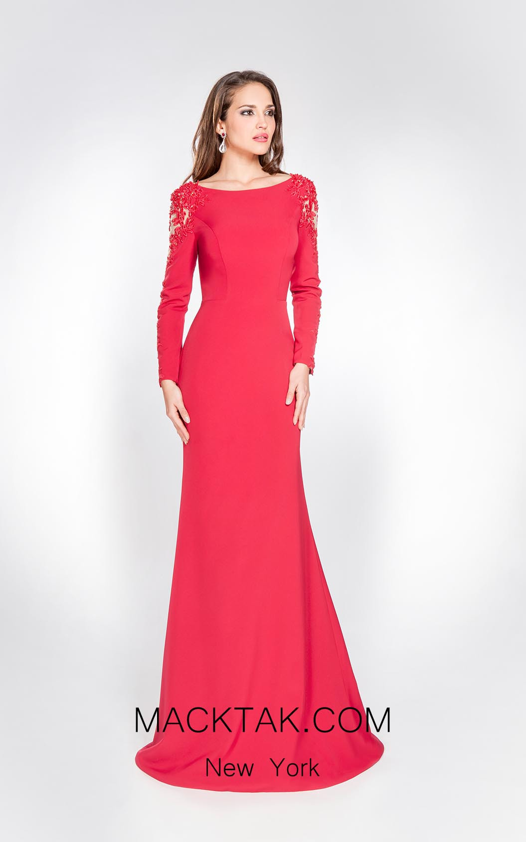 Alma Couture AC1062 Front Evening Dress